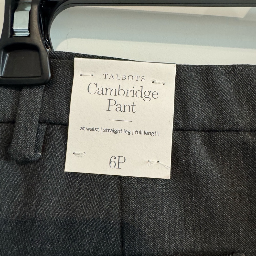Talbots Charcoal Petite Trousers